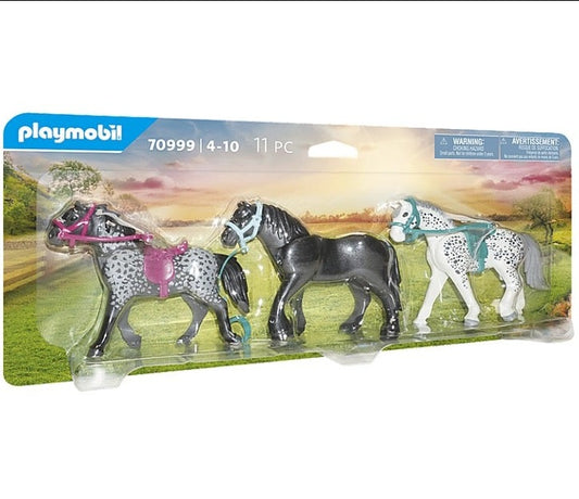 Playmobil Country Pony Farm Horse Trio 70999
