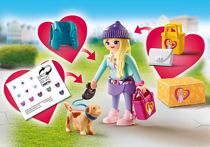 Playmobil City Life Fashionista with Dog