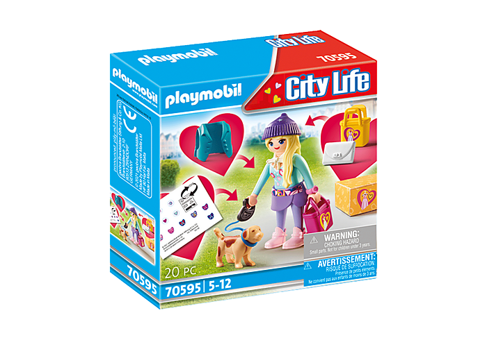 Playmobil City Life Fashionista with Dog