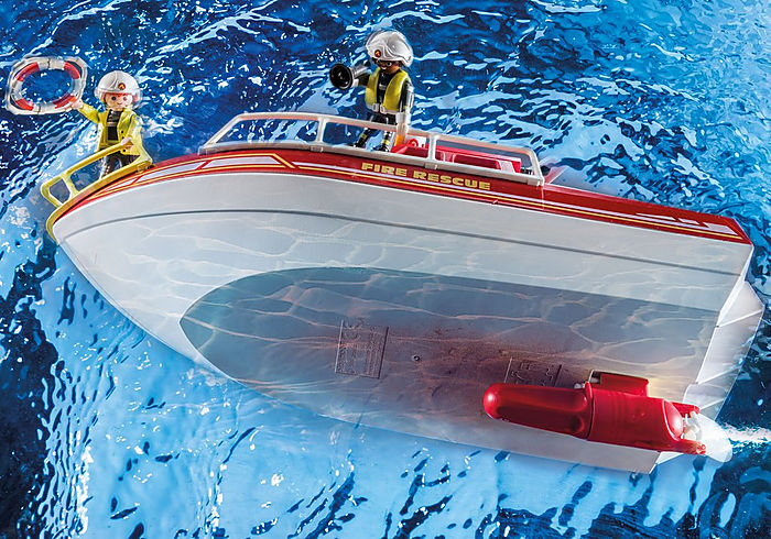 Playmobil City Life Fire Rescue Boat