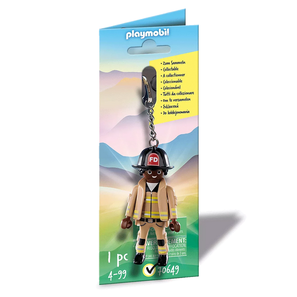 Playmobil Firefighter Key Chain 70649