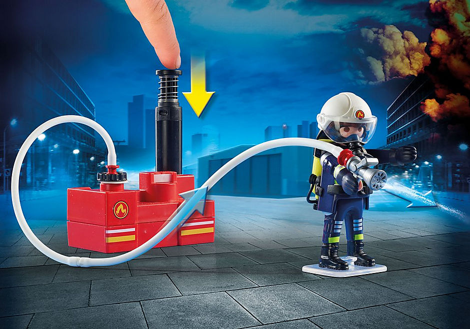Playmobil City Action Firefighters with Water Pump 9468