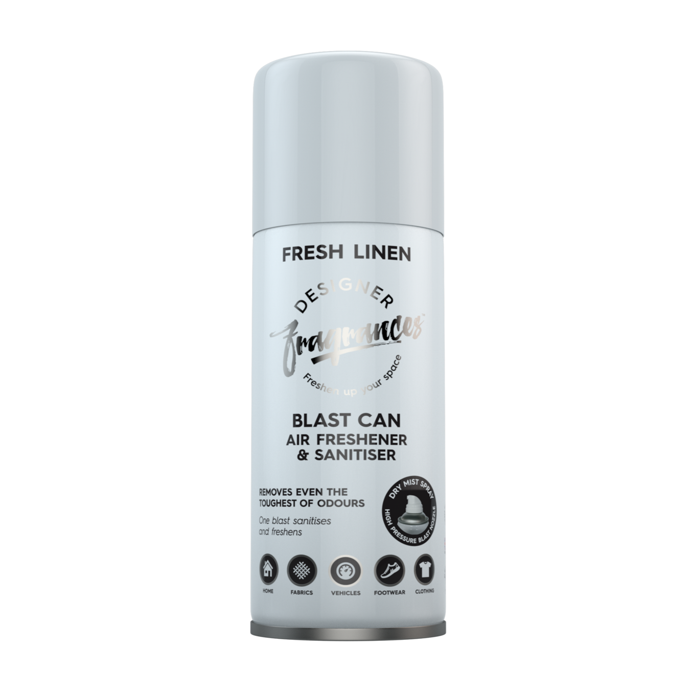 Designer Fragrances Blast Can Air Freshener & Sanitiser
