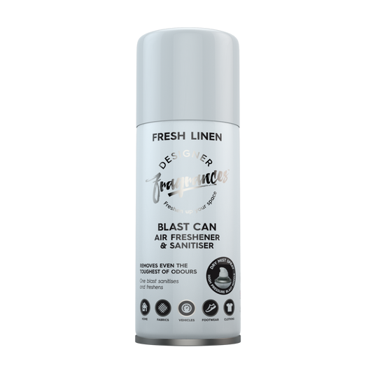 Designer Fragrances Blast Can Air Freshener & Sanitiser