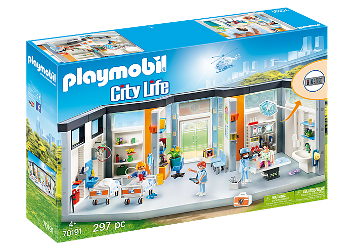 Playmobil City Life Furnished Hospital Wing