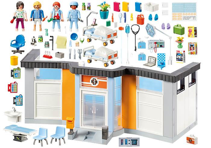Playmobil City Life Furnished Hospital Wing