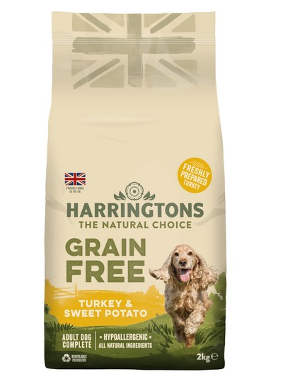 Harringtons Grain Free Turkey & Sweet Potato 2kg 