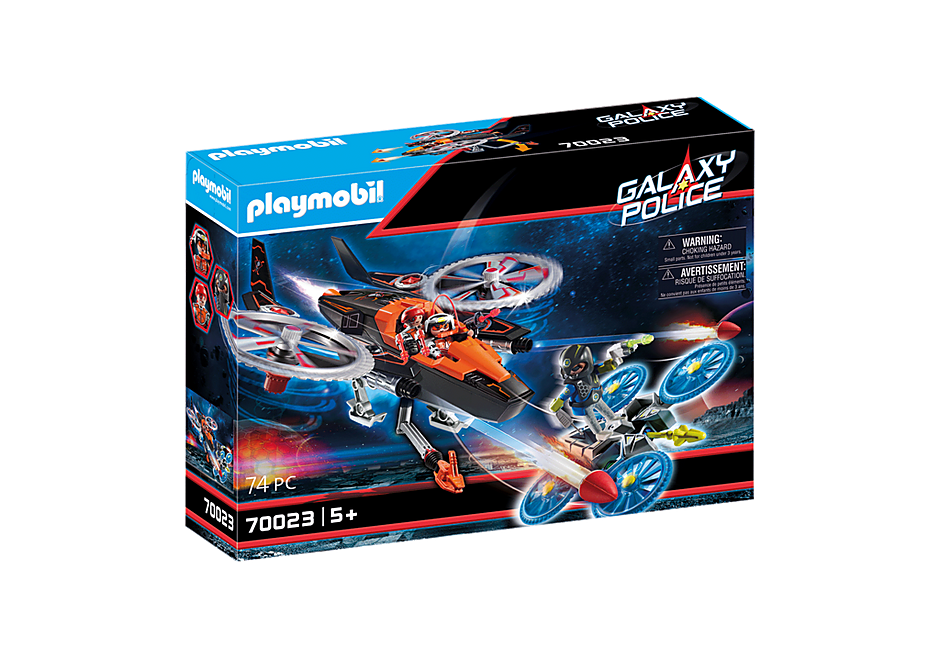 Playmobil Galaxy Police Galaxy Pirates Helicopter