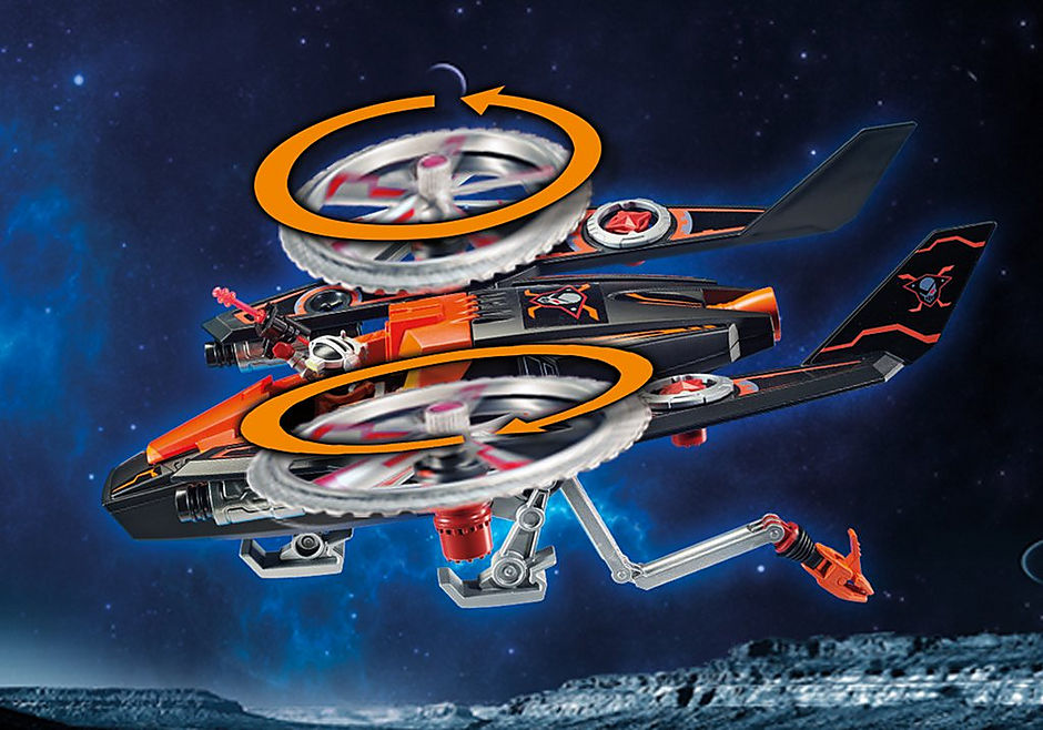 Playmobil Galaxy Police Galaxy Pirates Helicopter