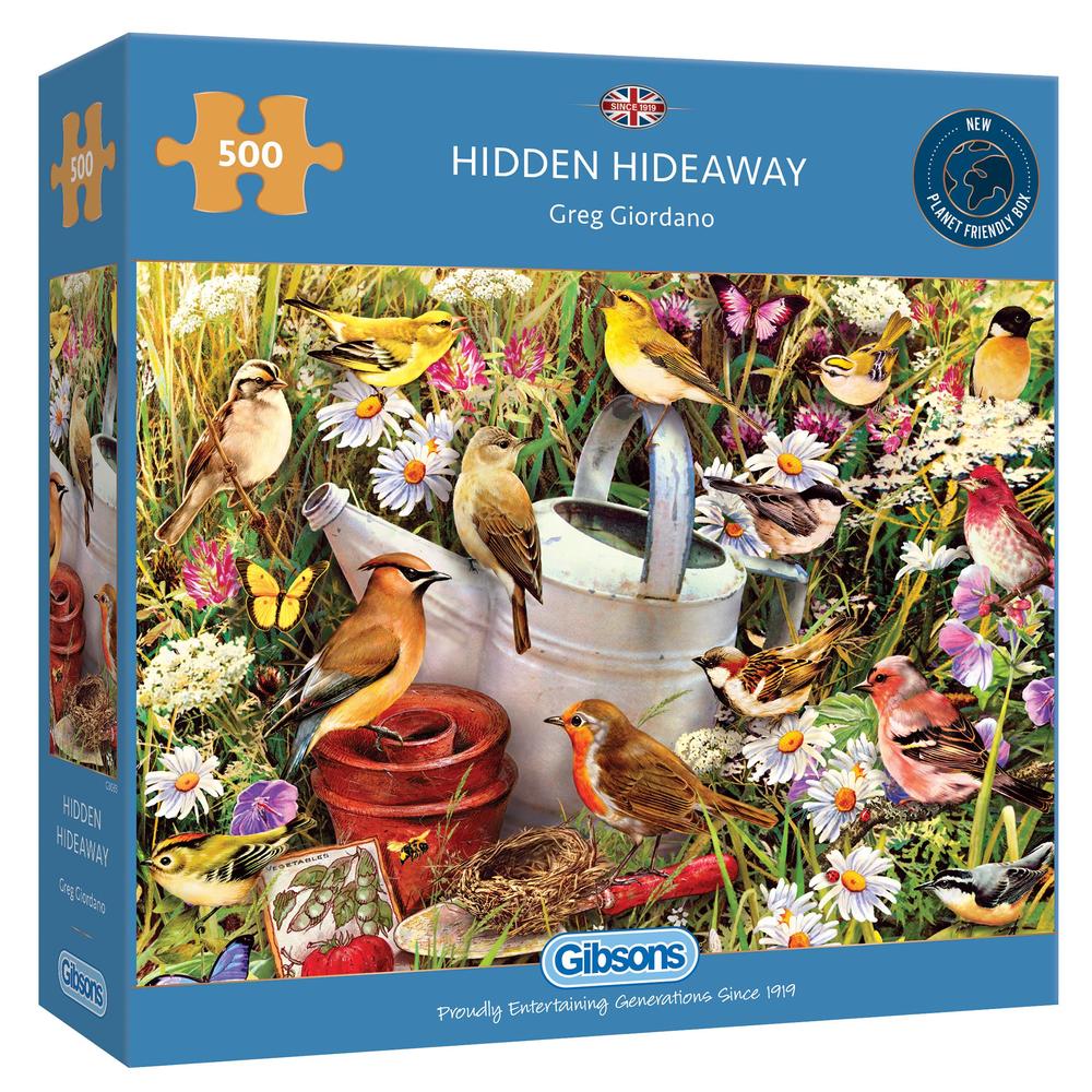 Gibsons Hidden Hideaway 500 Piece Jigsaw