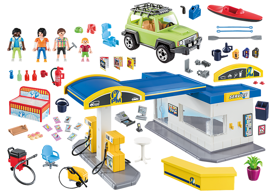 Playmobil City Life Fuel Station