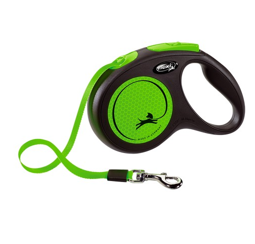 Flexi Lead Neon Medium Tape 5m Green