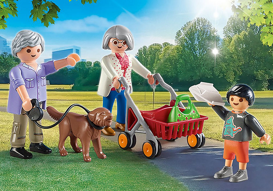 Playmobil Grandparents with Child 70990