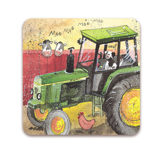 Alex Clark Green Tractor Coaster