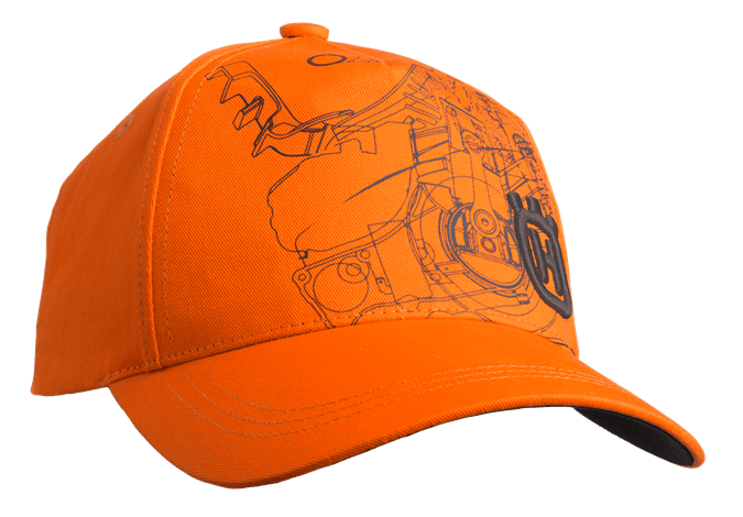 Husqvarna Orange Pioneer Saw Cap