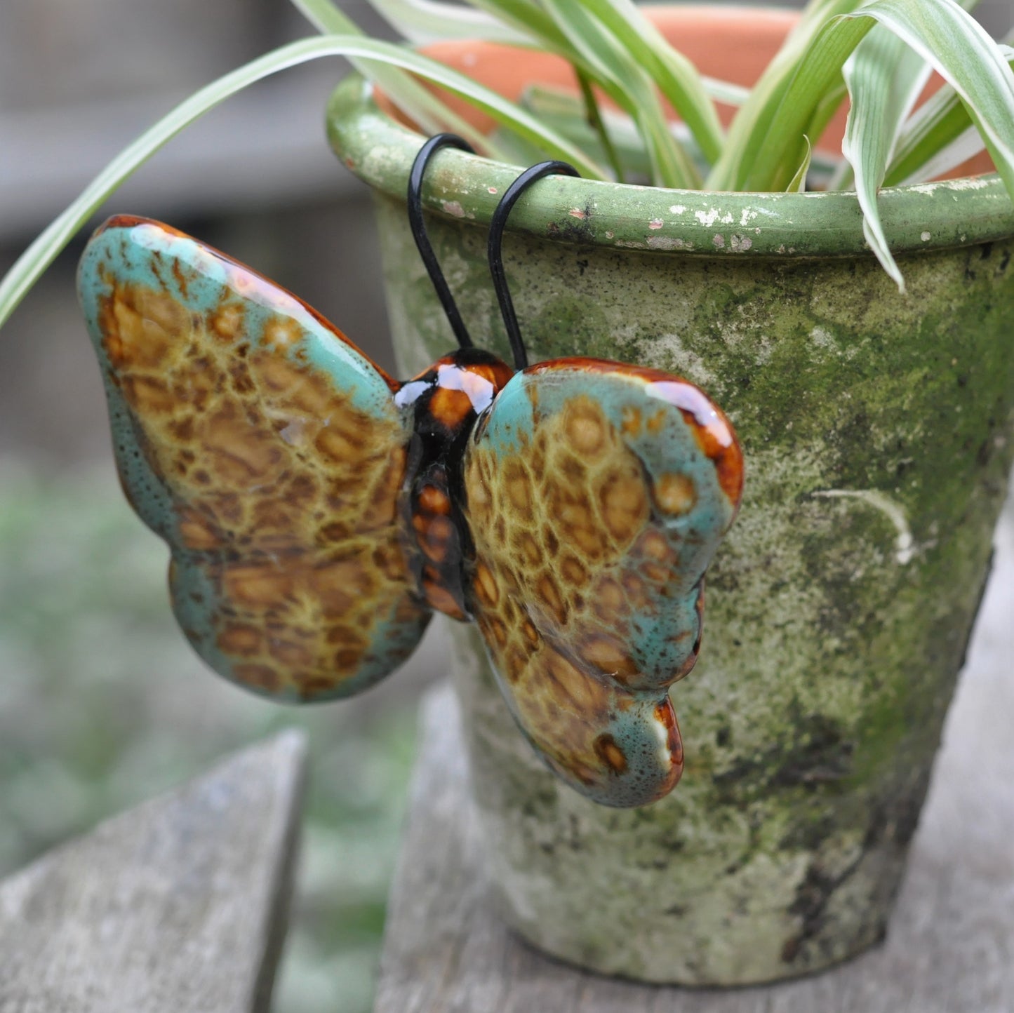 Honey & Wild Monarch Butterfly Pot Hanger