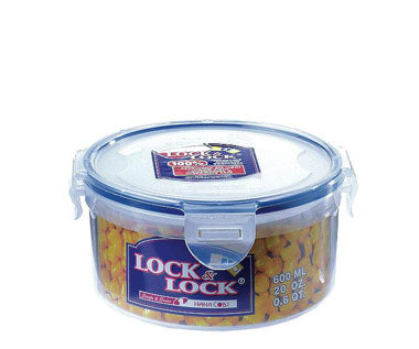 LocknLock Stackable Airtight Container Round 600ml