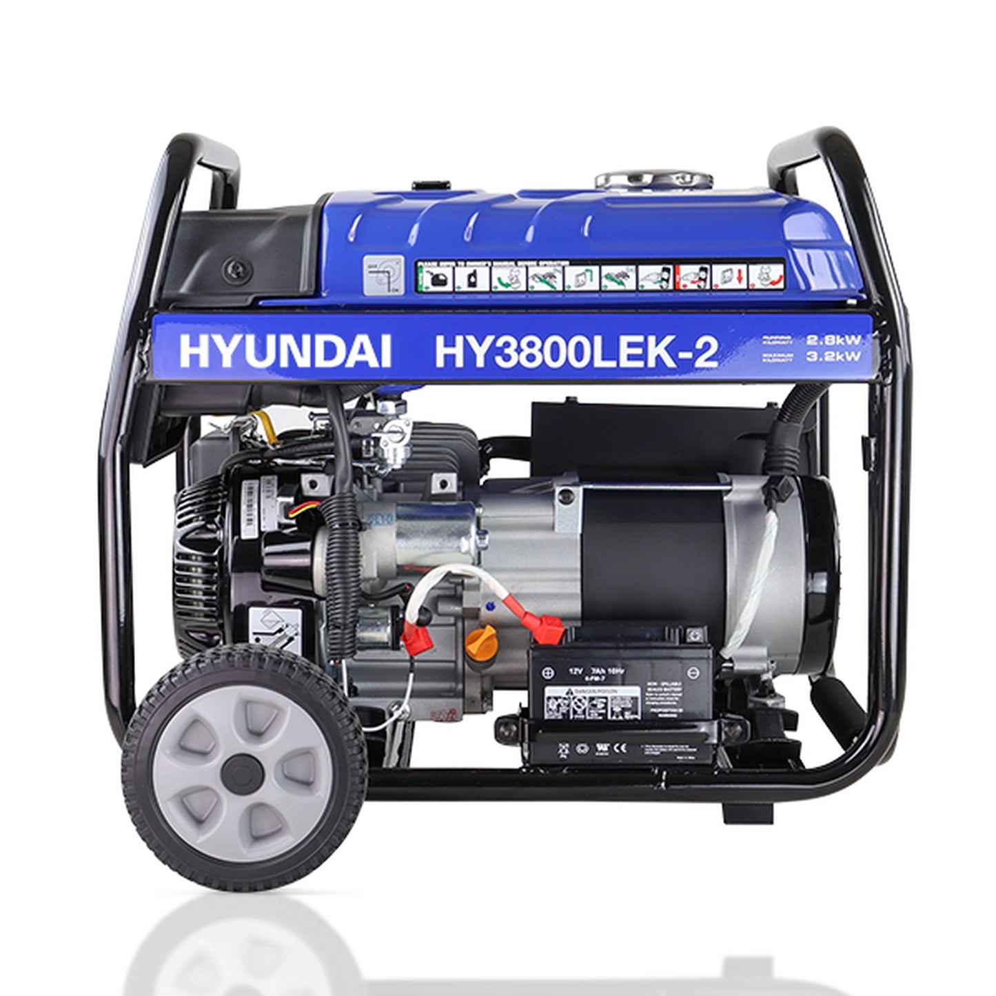 Hyundai HY3800LEK-2 3.2kW / 4kVa Site Petrol Generator