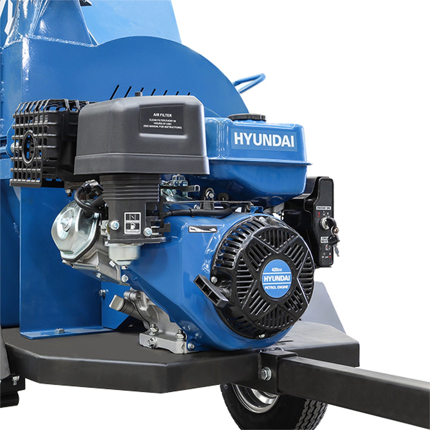 Hyundai HYCH15100TE Petrol Wood Chipper