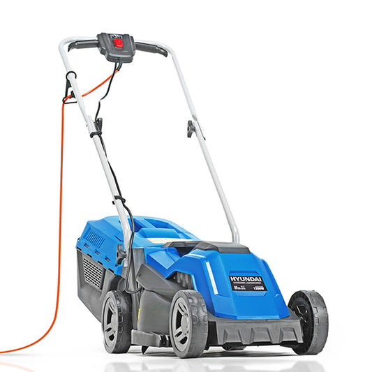 Hyundai HYM3300E Electric Roller Mulching Lawn Mower 33cm