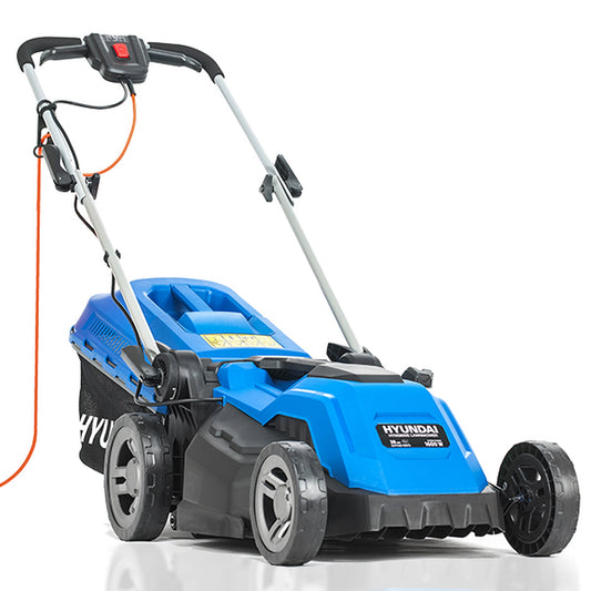 Hyundai HYM3800E Electric Roller Mulching Lawn Mower 38cm