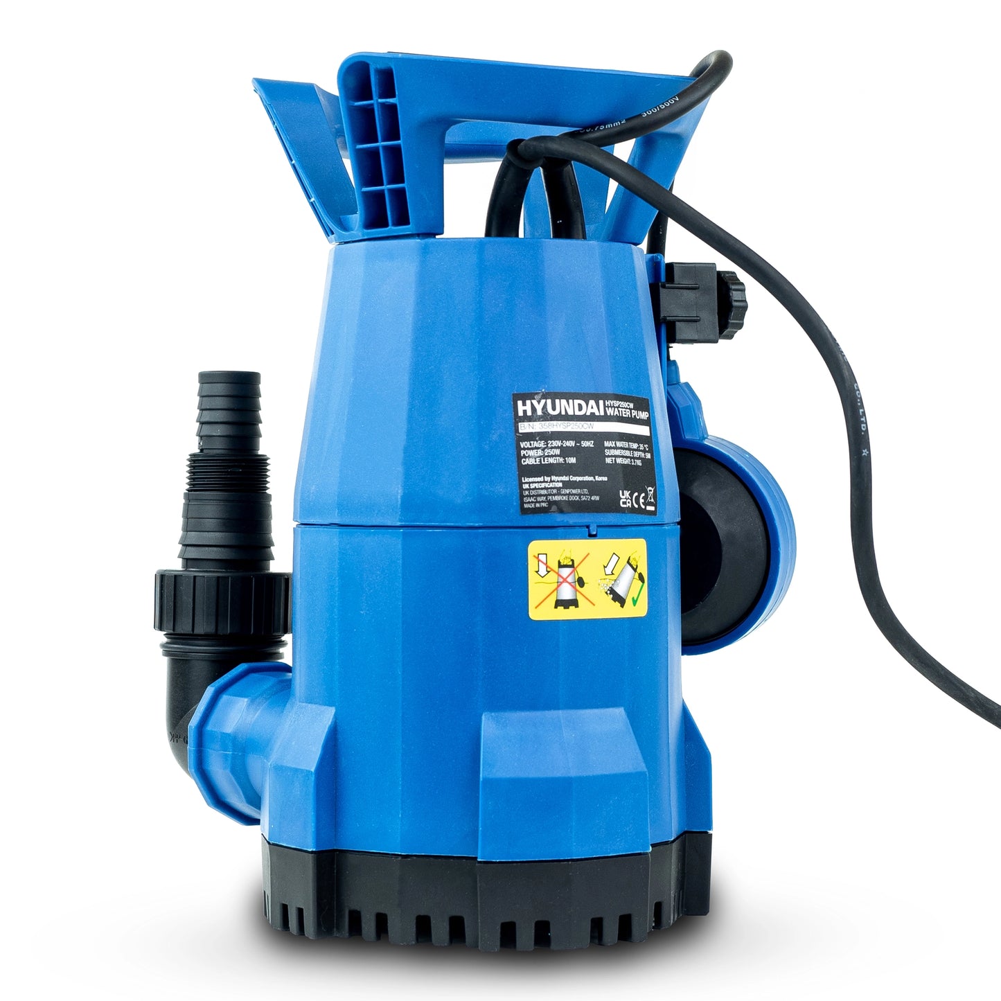 Hyundai HYSP250CW Electric Clean Water Submersible Pump