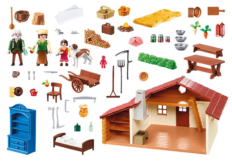 Playmobil Heidi at the Alpine Hut
