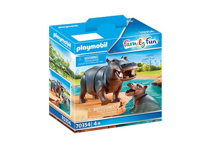 Playmobil Family Fun Hippo with Calf