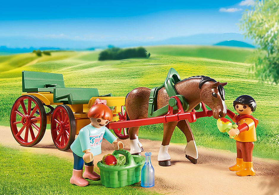 Playmobil Country Horse Drawn Wagon 6932 Sam Turner Sons playmobil-country-horse-drawn-wagon-6932-sam-turner-sons