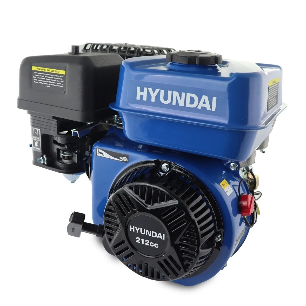 Hyundai IC210P-19 212cc 6.5hp 3/4" / 19.05mm Horizontal Straight Shaft Petrol Engine 4-Stroke OHV