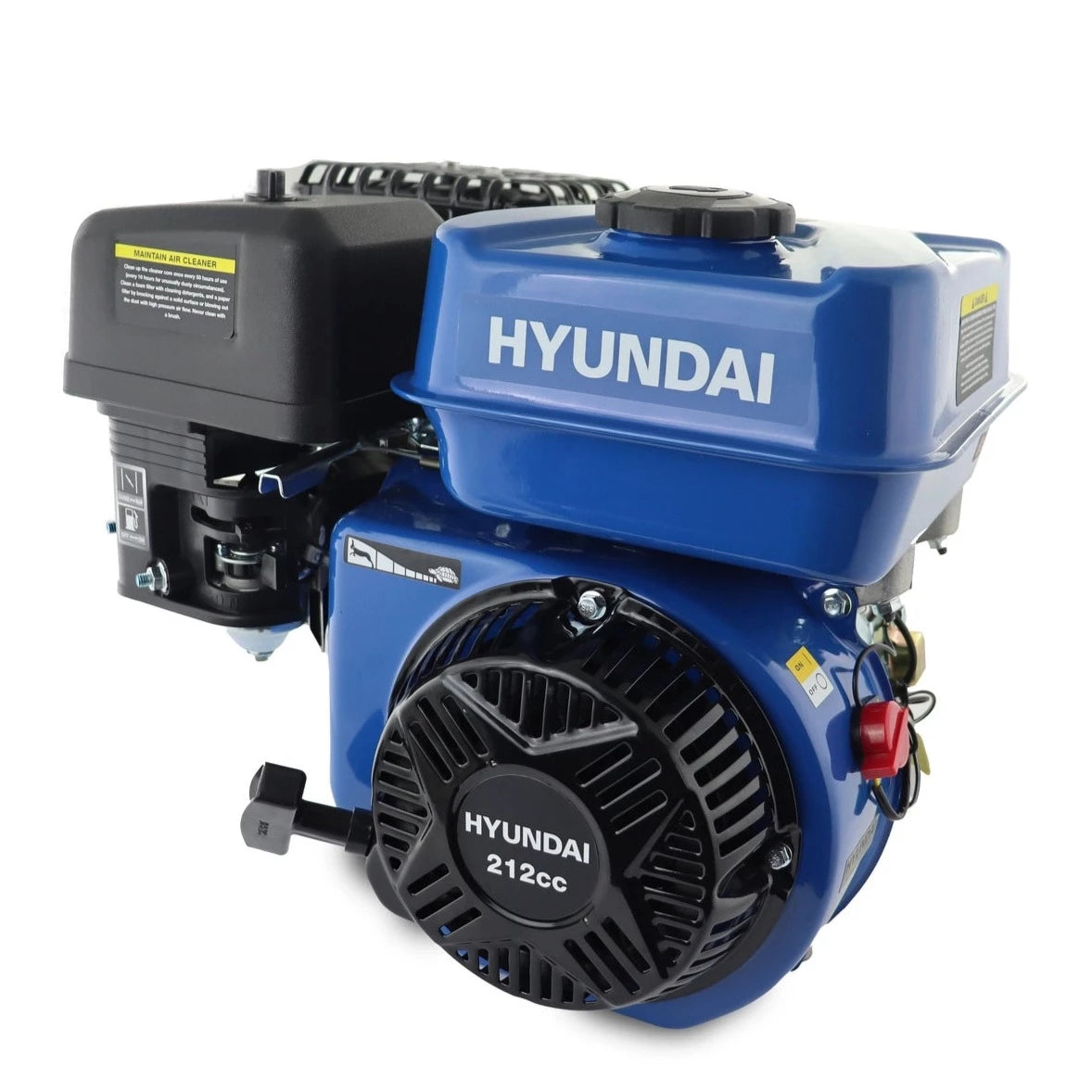 Hyundai IC210X-19 212cc 7hp 3/4" Horizontal Straight Shaft Petrol Engine 4-Stroke OHV