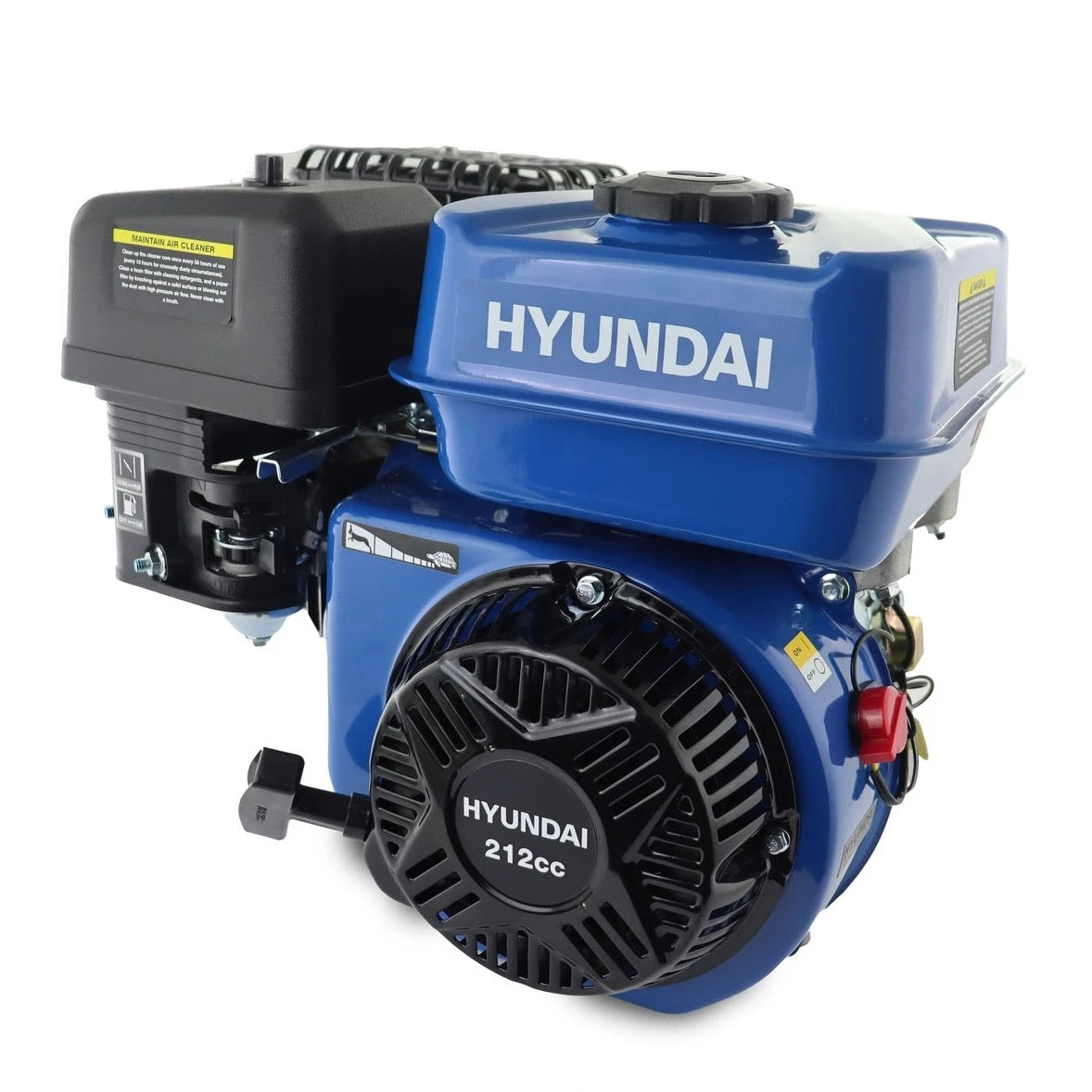 Hyundai IC210X-20 212cc 7hp 20mm Horizontal Straight Shaft Petrol Engine 4-Stroke OHV