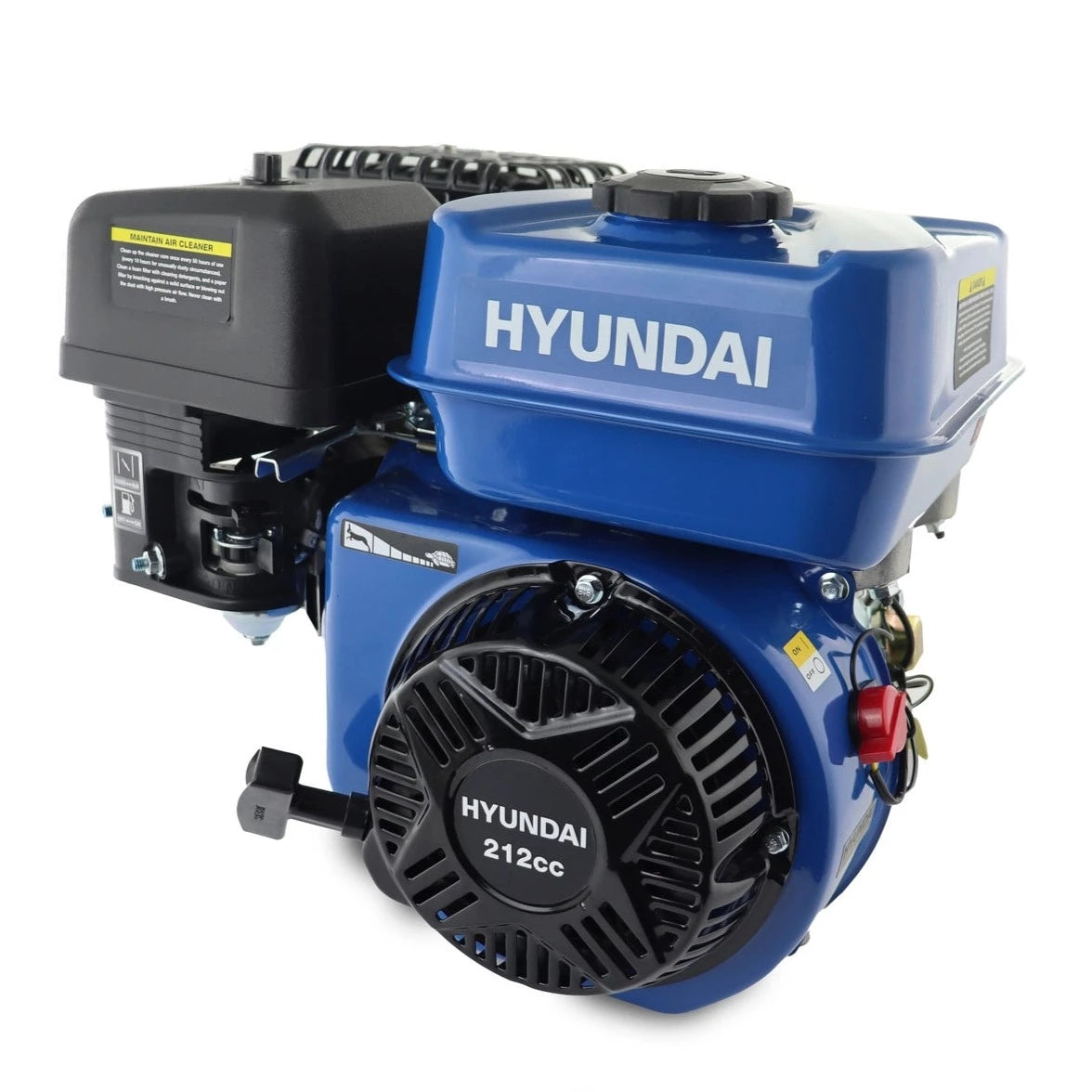 Hyundai IC210P-20 212cc 6.5hp 20mm Horizontal Straight Shaft Petrol Engine 4-Stroke OHV