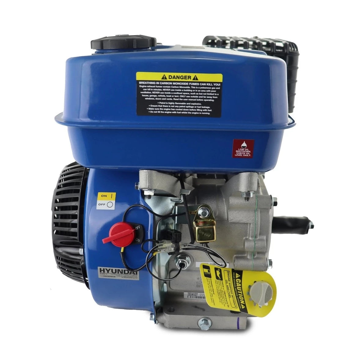 Hyundai IC210P-19 212cc 6.5hp 3/4" / 19.05mm Horizontal Straight Shaft Petrol Engine 4-Stroke OHV