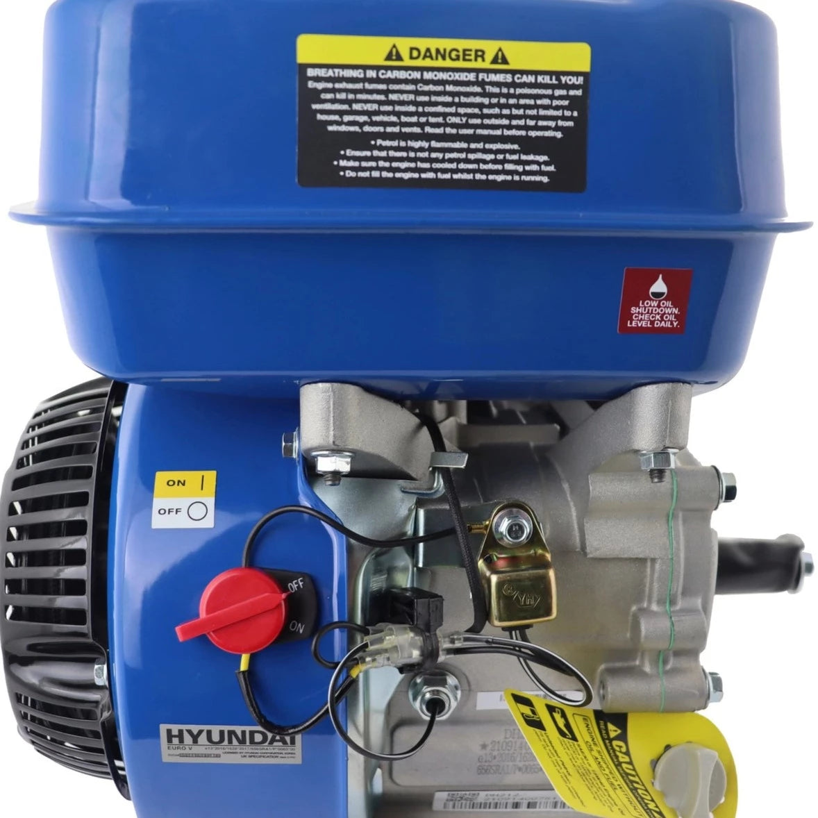 Hyundai IC210X-19 212cc 7hp 3/4" Horizontal Straight Shaft Petrol Engine 4-Stroke OHV