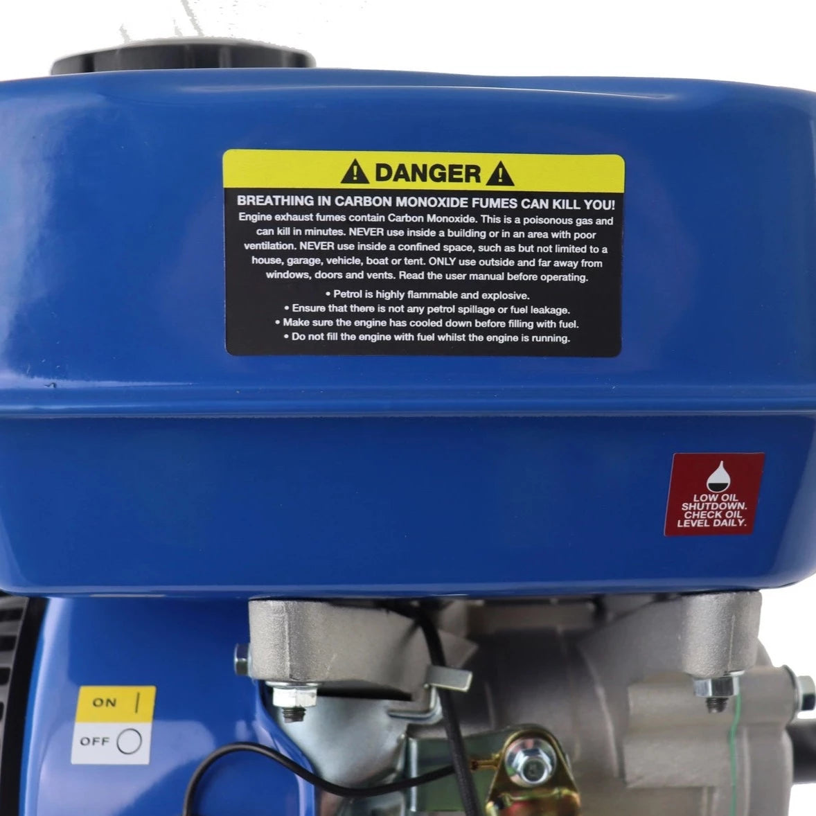 Hyundai IC210P-19 212cc 6.5hp 3/4" / 19.05mm Horizontal Straight Shaft Petrol Engine 4-Stroke OHV