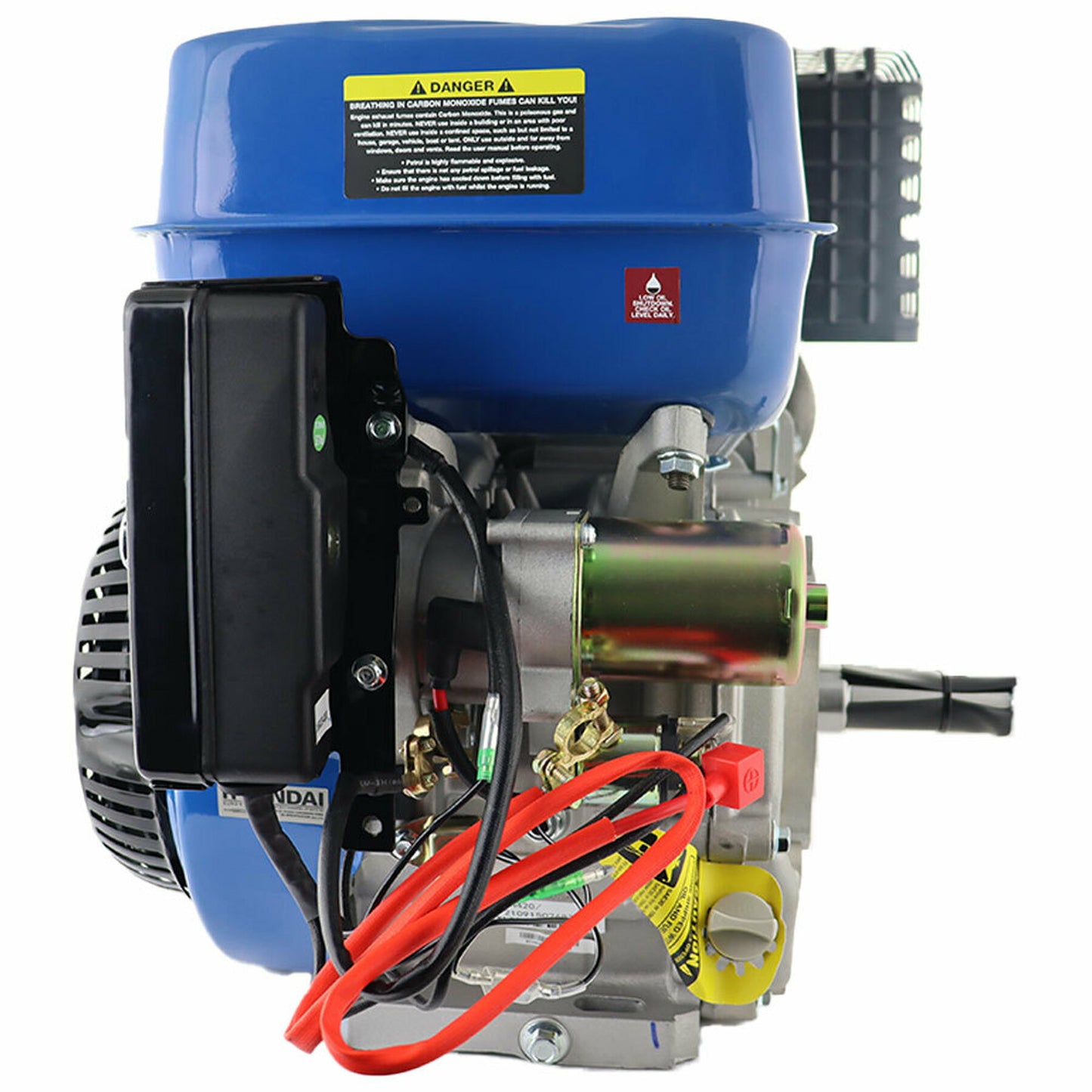 Hyundai IC420XE-25 420cc 14hp 25mm ES Horizontal Straight Shaft Petrol Engine 4-Stroke OHV