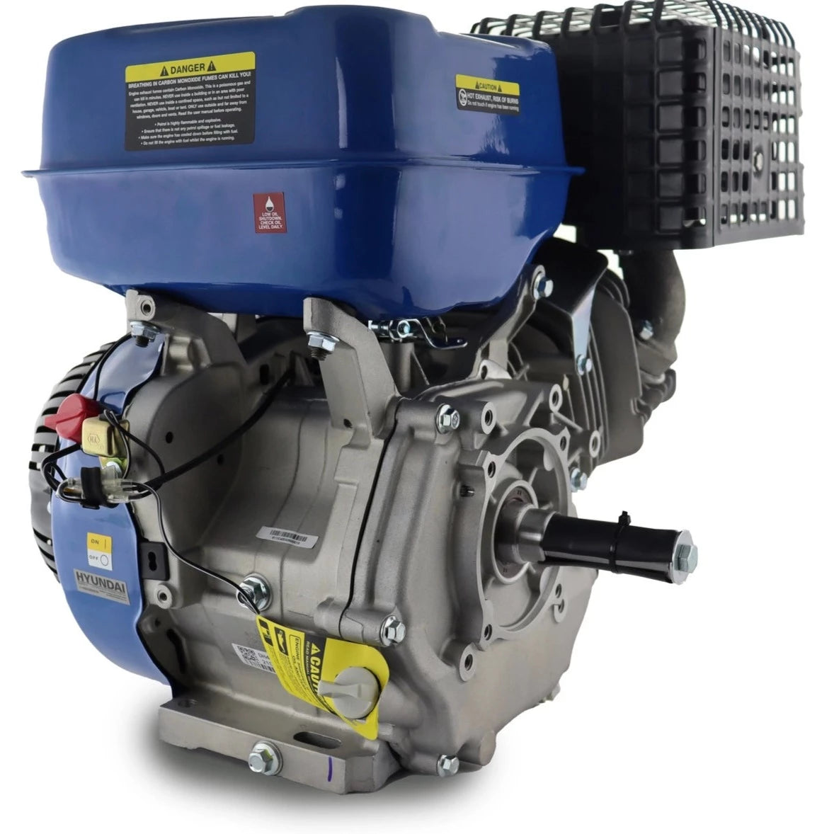 Hyundai IC420X-25 420cc 14hp 25mm Horizontal Straight Shaft Petrol Engine 4-Stroke OHV
