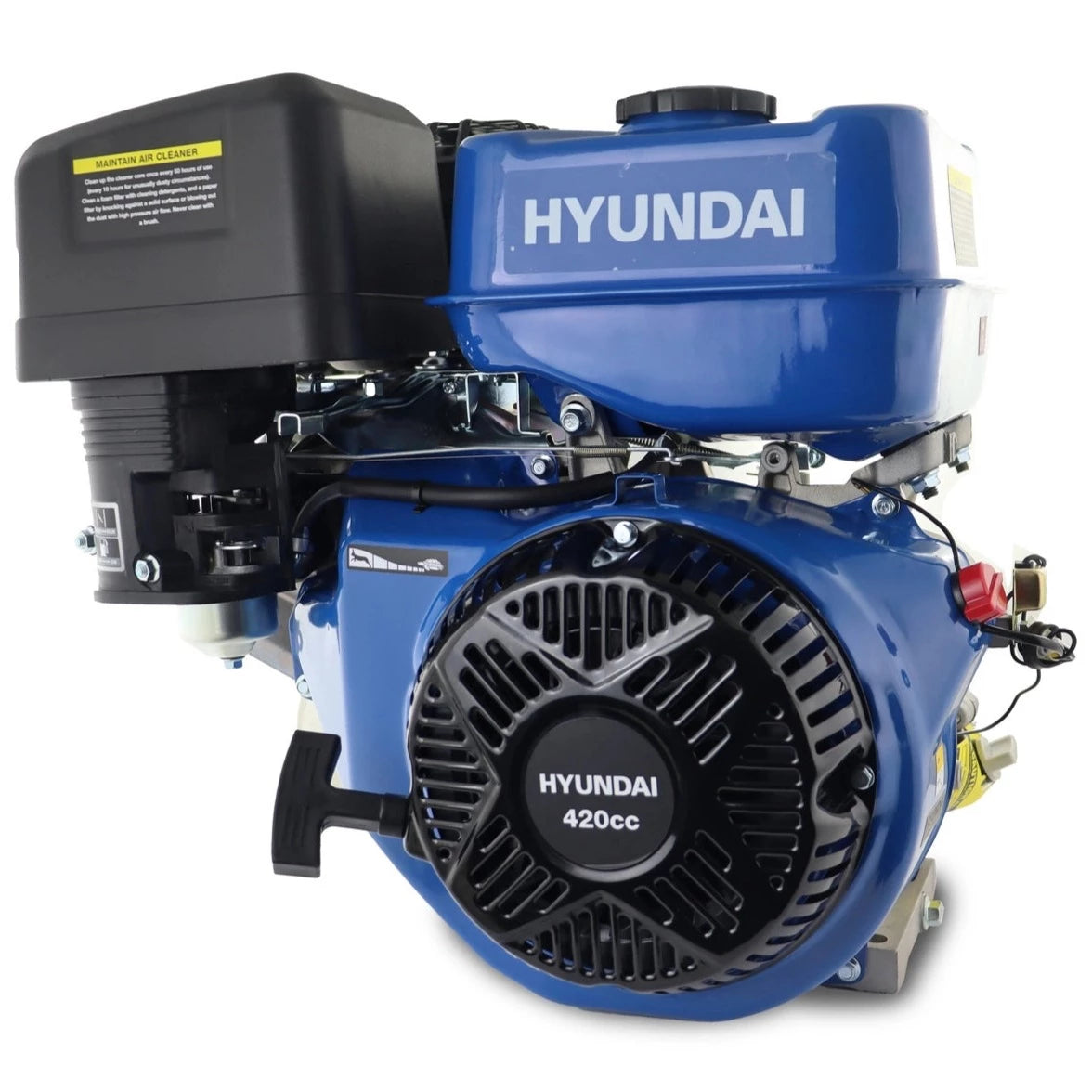 Hyundai IC420X-25 420cc 14hp 25mm Horizontal Straight Shaft Petrol Engine 4-Stroke OHV