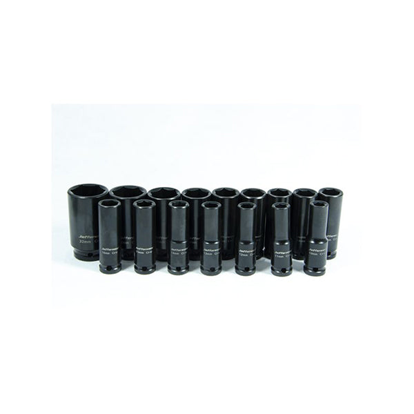 Jefferson 16 Piece 1/2" Deep Impact Socket Set