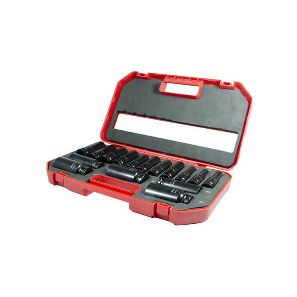 Jefferson 16 Piece 1/2" Deep Impact Socket Set