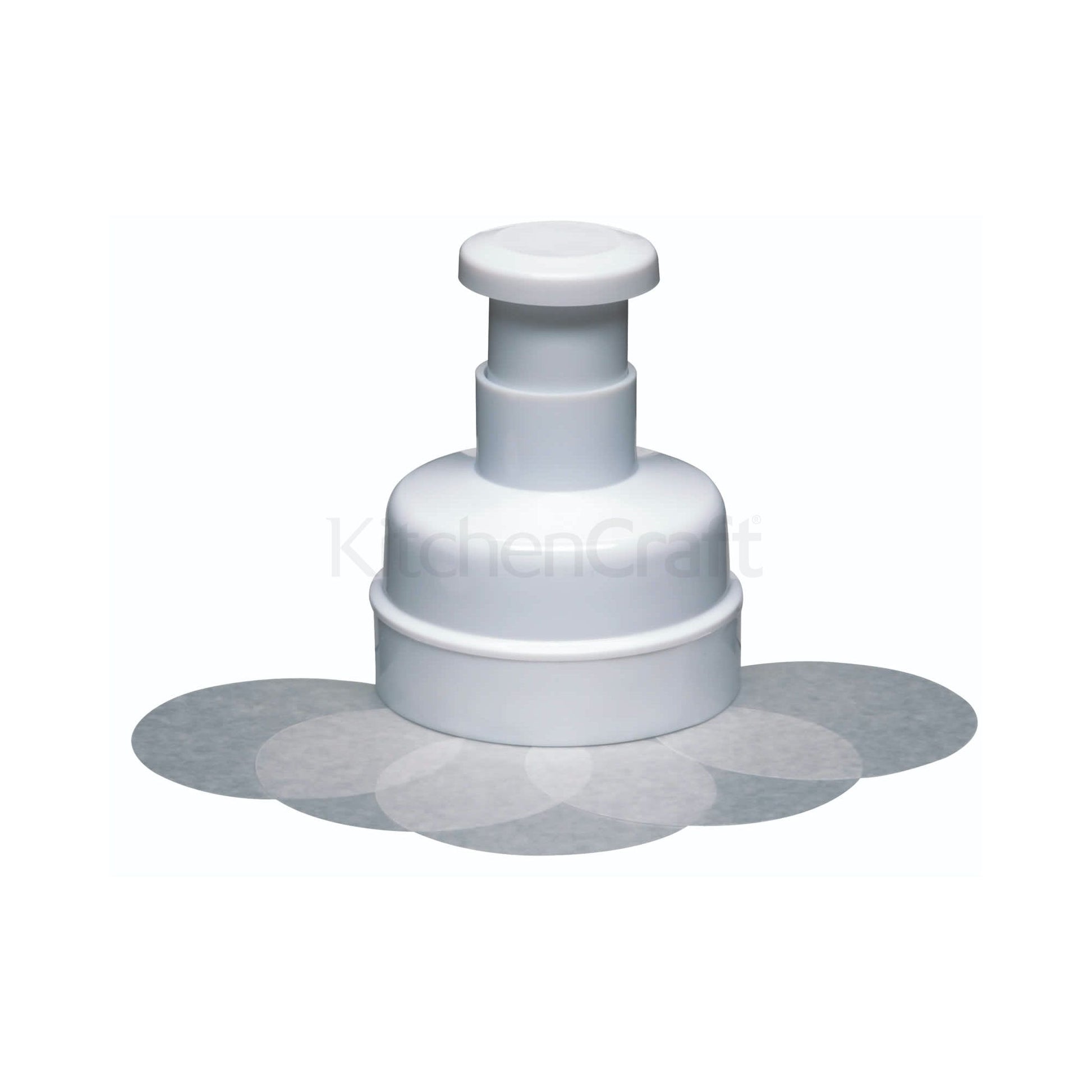KitchenCraft Hamburger Maker with 100 Wax Discs