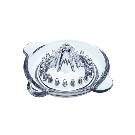 KitchenCraft Round Glass Citrus Fruit Squeezer