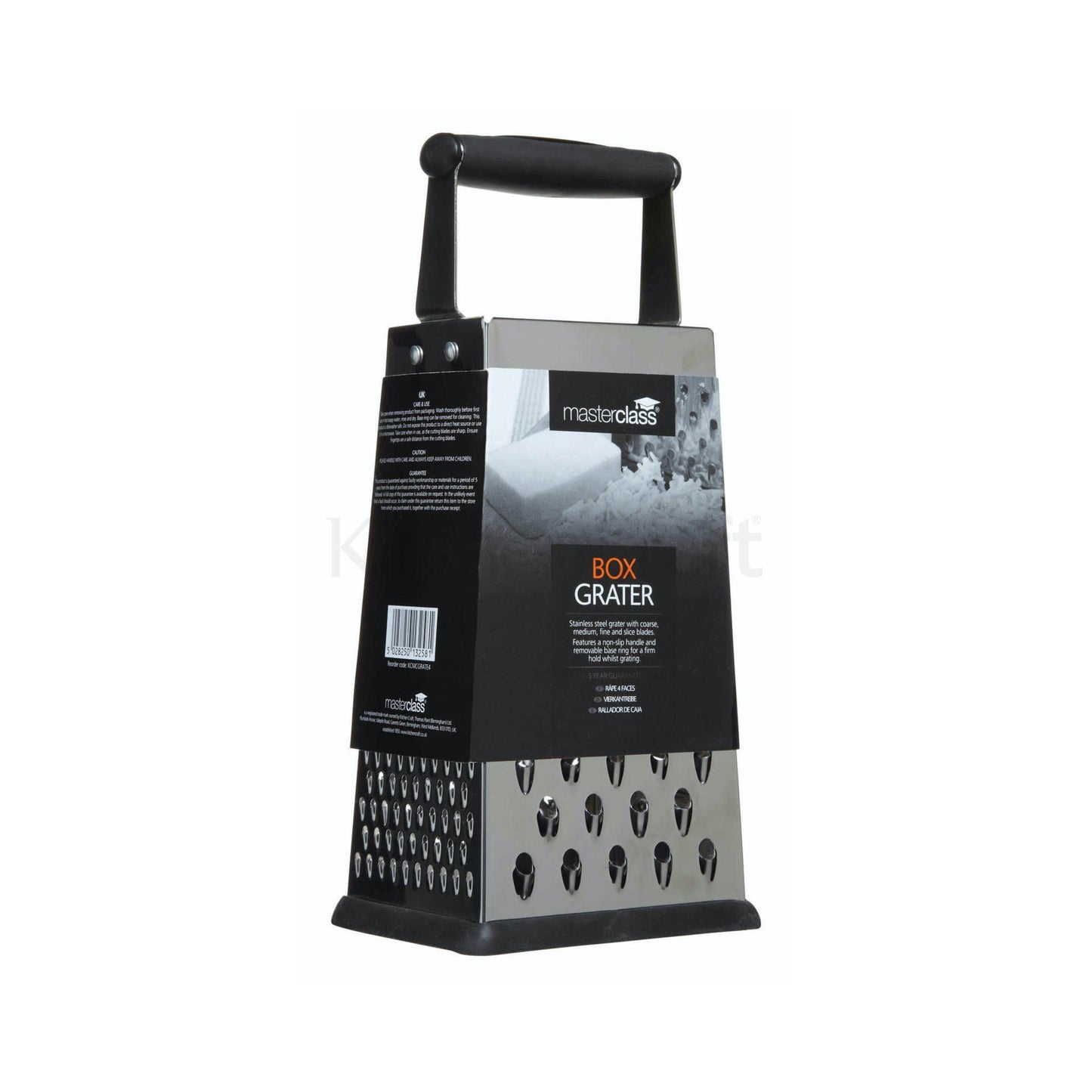 MasterClass Four Sided Box Grater 24.5cm