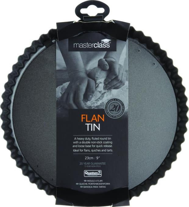 MasterClass Non-Stick Loose Base Fluted Quiche Tin 30cm