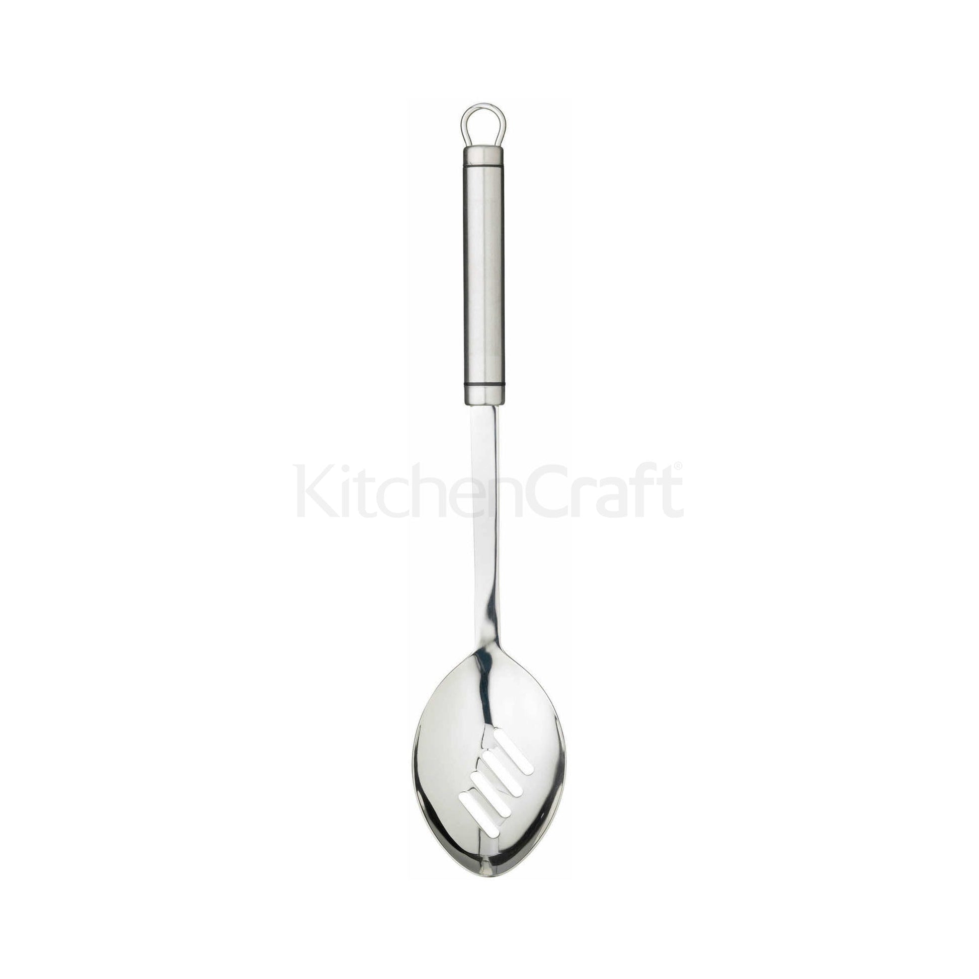 KitchenCraft Stainless Steel Long Handled Slotted Spoon