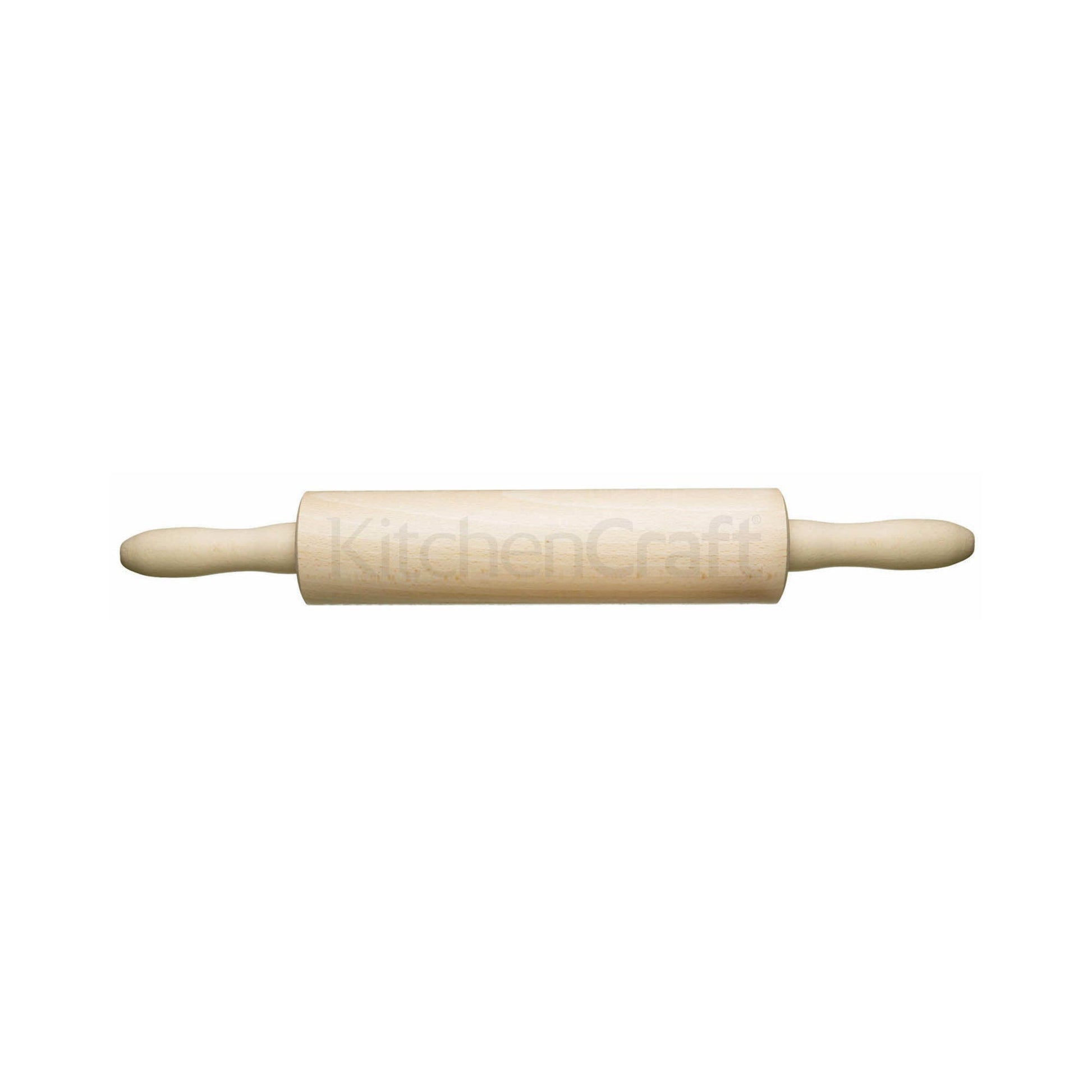 KitchenCraft Beech Wood Revolving Rolling Pin 44cm