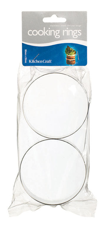 KitchenCraft Stainless Steel Cooking Ring x2
