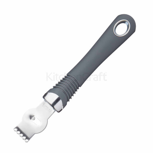 KitchenCraft Soft Grip 2-In-1 Lemon Zester & Canelle Knife
