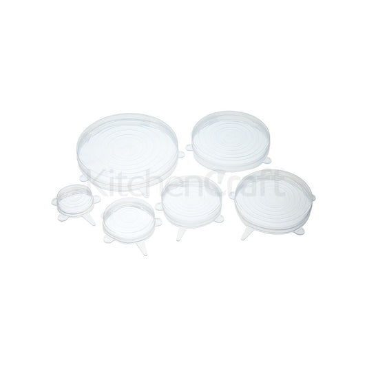 KitchenCraft Set of 6 Silicone Lids